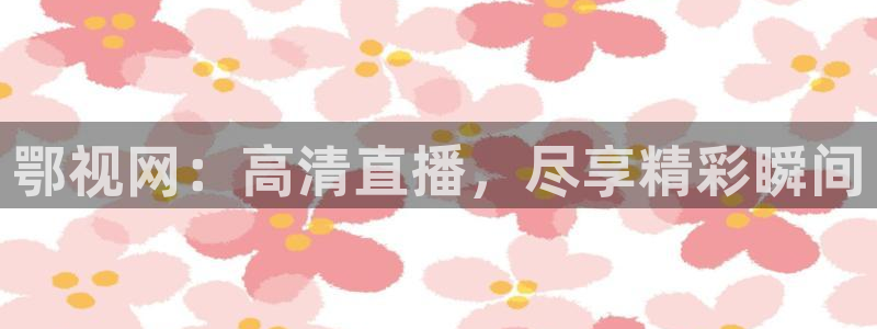 鄂视网：高清直播，尽享精彩瞬间
